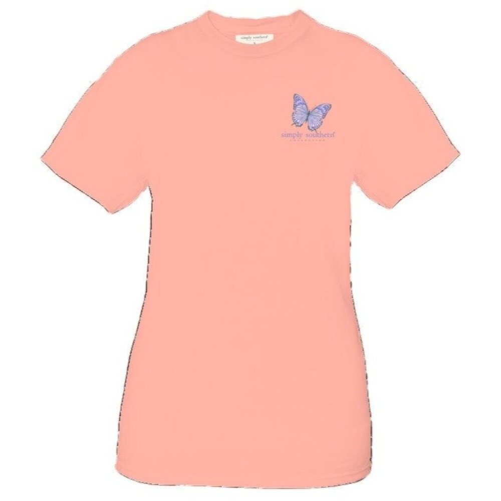 Simply Southern Under His Wings You Will Find Refuge Short Sleeve T-Shirt NEW - Picture 2 of 6